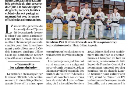 Article le Progrès du 01/07/2026