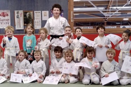 Remise de grade et de friandises