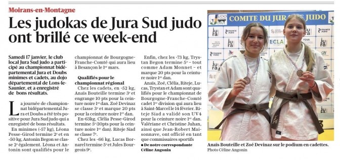 Image de l'actu 'Article le Progrès du 21/01/2026'