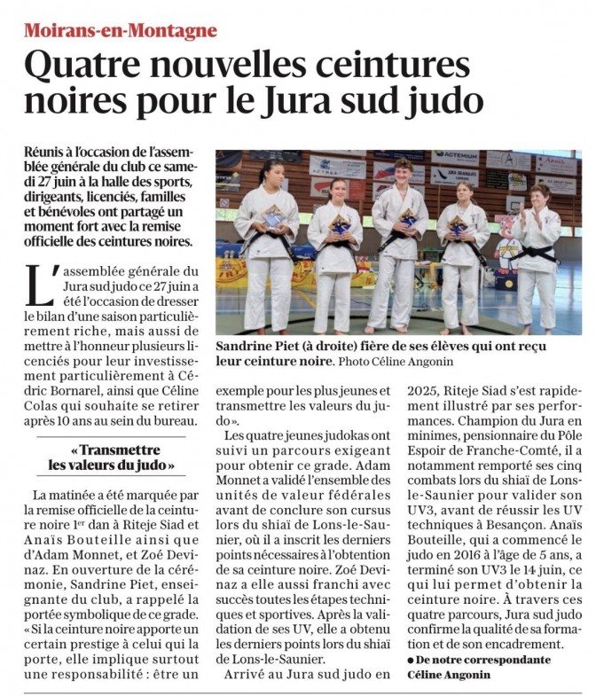 Image de l'actu 'Article le Progrès du 01/07/2026'