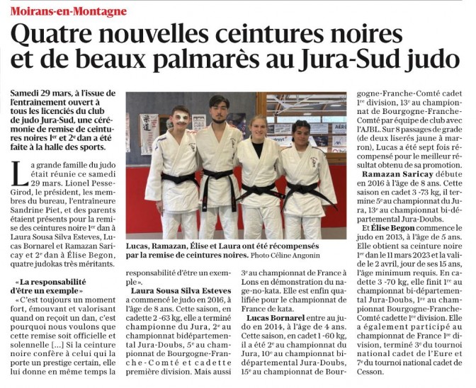 Image de l'actu 'Article le Progrès du 08/04/2025'