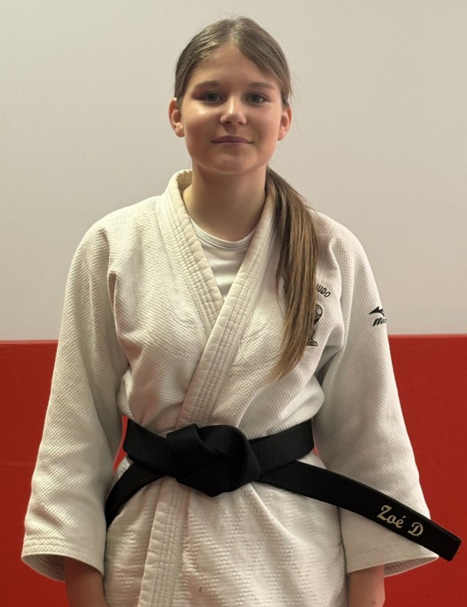 Image de l'actu 'Remise de la ceinture noire 1er Dan à Zoé DEVINAZ'