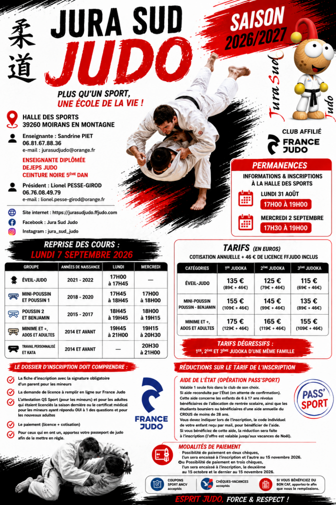 Image de l'actu 'Inscription saison 2026/2027'