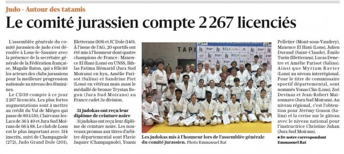 Image de l'actu 'Article le Progrès du 04/07/2026'