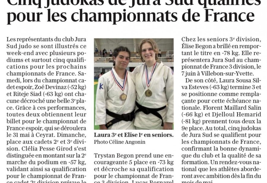 Article le Progrès du 29/04/2026