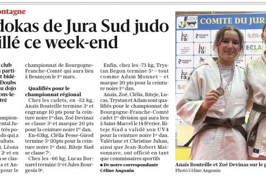 Article le Progrès du 21/01/2026