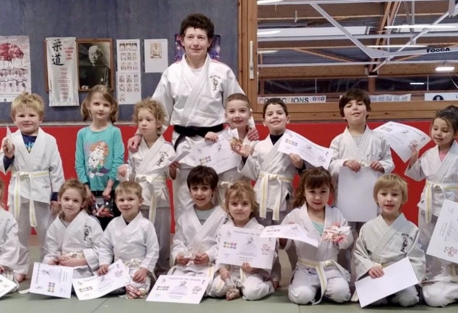 Remise de grade et de friandises