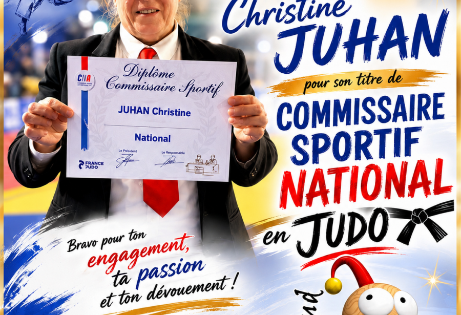 Christine JUHAN devient commissaire sportif national