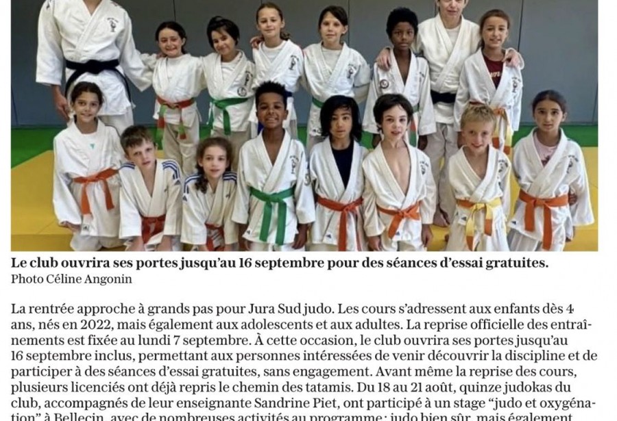 Article le Progrès du 07/09/2026