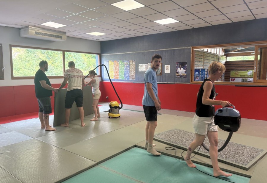 Nettoyage du dojo